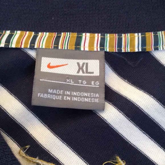Nike vintage striped Lebron James polo NWOT - Picture 7 of 11